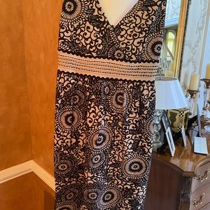 Joyous & Free Sundress Black&Tan Medium